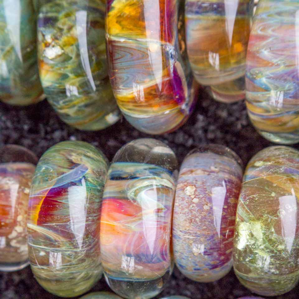 Cremation Beads by Vaughn Evans