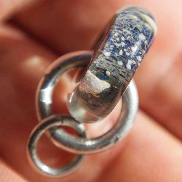 Cremation Bead Keychain